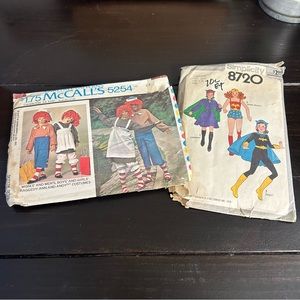 Vintage McCall’s and Simplicity Costume Patterns